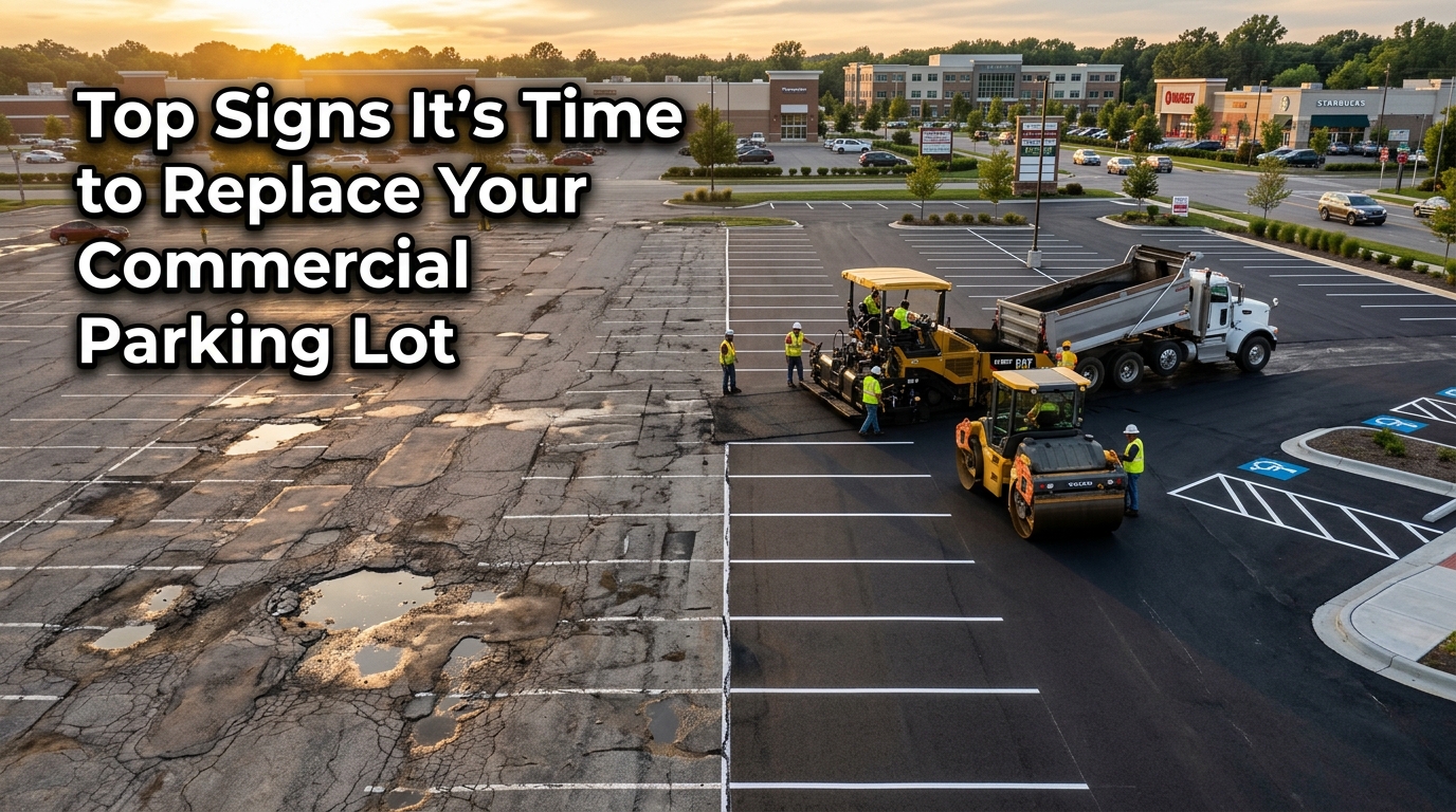 Signs It's Time to Replace Your Commercial Parking Lot